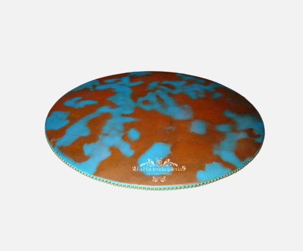 Cubierta redonda para mesa de lámina pintada