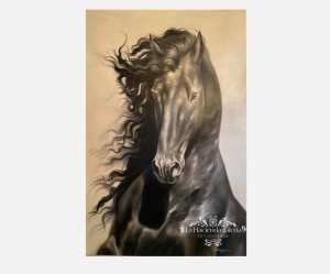 Obra caballo negro