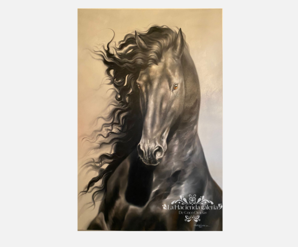 Obra caballo negro