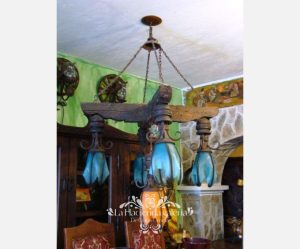 Candil de cruceta de 5 luces