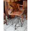 Banco de bar estilo silla de caballo
